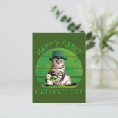 Happy Saint Catrick's Day Briefkaart (Staand voorkant)