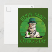 Happy Saint Catrick's Day Briefkaart (Voorkant / Achterkant)