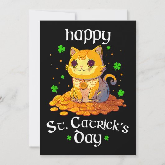 Happy Saint Catricks Day St Patricks Irish Leprech Kaart (Voorkant)