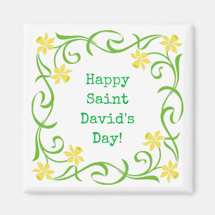 Happy Saint David's Day Magneet