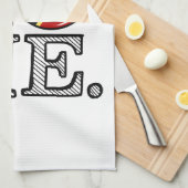 Happy Saint Kitts Flag House Warmer Theedoek (Quarter Fold)