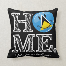 Happy Saint Lucian Flag House Warmer Kussen