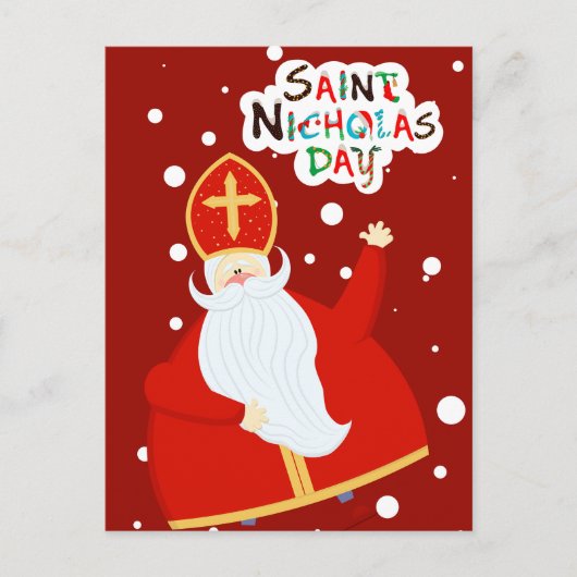 Happy Saint Nicholas Day Briefkaart (Voorkant)