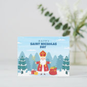 Happy Saint Nicholas Day Gifts Feestdagenkaart (Staand voorkant)