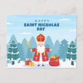 Happy Saint Nicholas Day Gifts Feestdagenkaart (Voorkant)