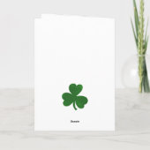 Happy Saint Paddy's Day Bright Modern Lettering Kaart (Achterkant)