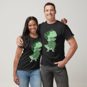 Happy Saint Pat Rex Day Dinosaur Shamrock St Patri T-shirt (Unisex)