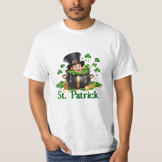 Happy Saint Patrick Day T-shirt (Voorkant)