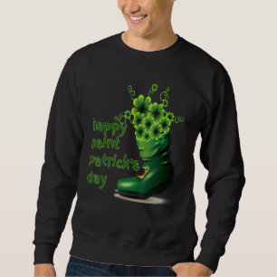 Happy Saint Patrick S Day Boots Irish Shamrock 202 Trui