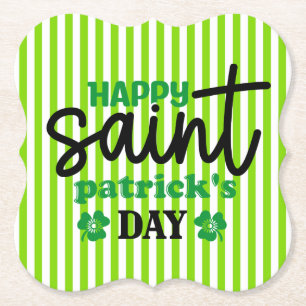 Happy Saint Patrick's Day-59889 Kartonnen Onderzetters