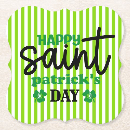 Happy Saint Patrick's Day-59889 Kartonnen Onderzetters (Voorkant)