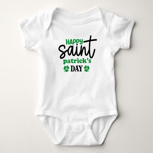 Happy Saint Patrick's Day-59889 Romper (Voorkant)