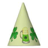 Happy Saint Patrick's Day Beer Green Shamrock Feesthoedjes (Rechts)
