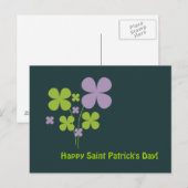 Happy Saint Patrick's Day Briefkaart (Voorkant / Achterkant)