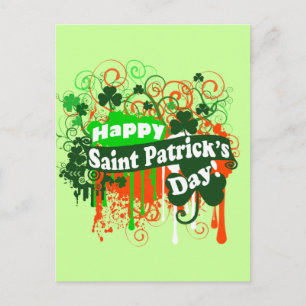 Happy Saint Patricks Day Briefkaart