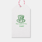Happy Saint Patrick's Day Gift Label Cadeaulabel (Voorkant)