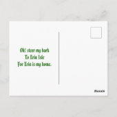  Happy Saint Patricks Day Girl Irish Gezegde Briefkaart (Achterkant)