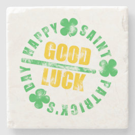Happy Saint Patricks Day Good Luck Stenen Onderzetter