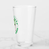 Happy Saint Patrick's Day Green Shamrock Cupcake Glas (Links)
