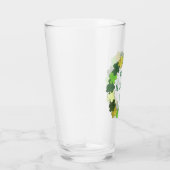 Happy Saint Patrick's Day Green Shamrock Wreath Glas (Rechts)