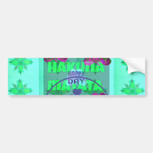 Happy Saint Patrick's Day Hakuna Matata Art Print Bumpersticker
