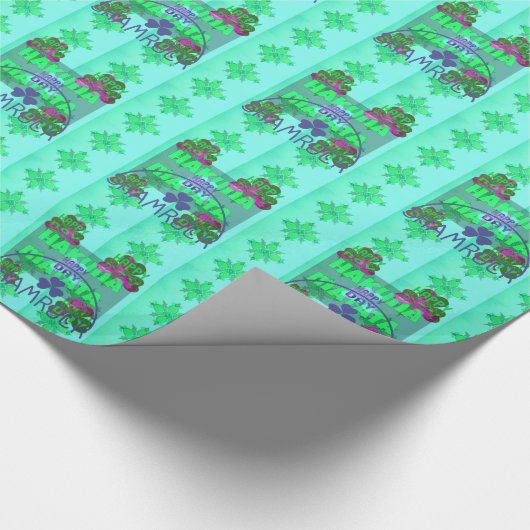 Happy Saint Patrick's Day Hakuna Matata Art Print Cadeaupapier (Hoek)