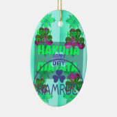 Happy Saint Patrick's Day Hakuna Matata Art Print Keramisch Ornament (Rechts)