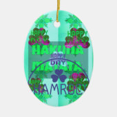 Happy Saint Patrick's Day Hakuna Matata Art Print Keramisch Ornament (Voorkant)