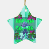 Happy Saint Patrick's Day Hakuna Matata Art Print Keramisch Ornament (Rechts)