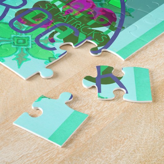 Happy Saint Patrick's Day Hakuna Matata Art Print Legpuzzel (Zijkant)