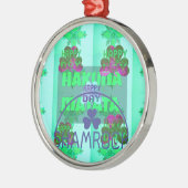 Happy Saint Patrick's Day Hakuna Matata Art Print Metalen Ornament (Links)