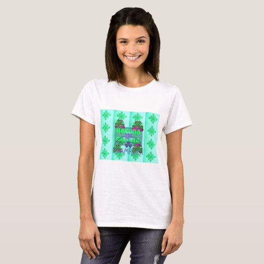 Happy Saint Patrick's Day Hakuna Matata Art Print T-shirt (Voorkant volledig)