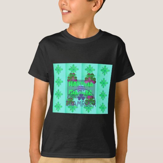 Happy Saint Patrick's Day Hakuna Matata Art Print T-shirt (Voorkant)