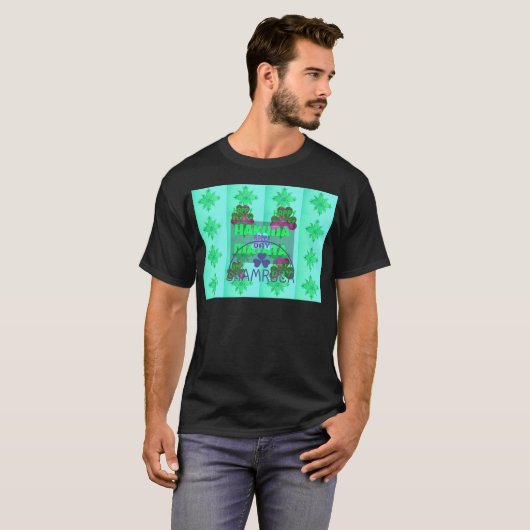 Happy Saint Patrick's Day Hakuna Matata Art Print T-shirt (Voorkant volledig)