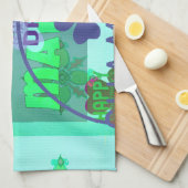 Happy Saint Patrick's Day Hakuna Matata Art Print Theedoek (Quarter Fold)