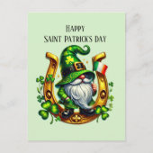 Happy Saint Patrick's Day kabouter Feestdagenkaart (Voorkant)