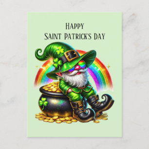 Happy Saint Patrick's Day kabouter Feestdagenkaart