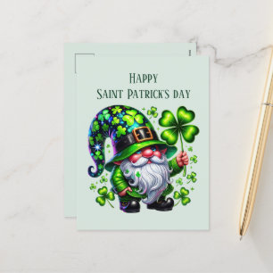 Happy Saint Patrick's Day kabouter tekst toevoegen Feestdagenkaart