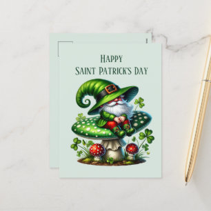 Happy Saint Patrick's Day kabouter tekst toevoegen Feestdagenkaart