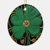 Happy Saint Patrick's Day Keramisch Ornament (Links)