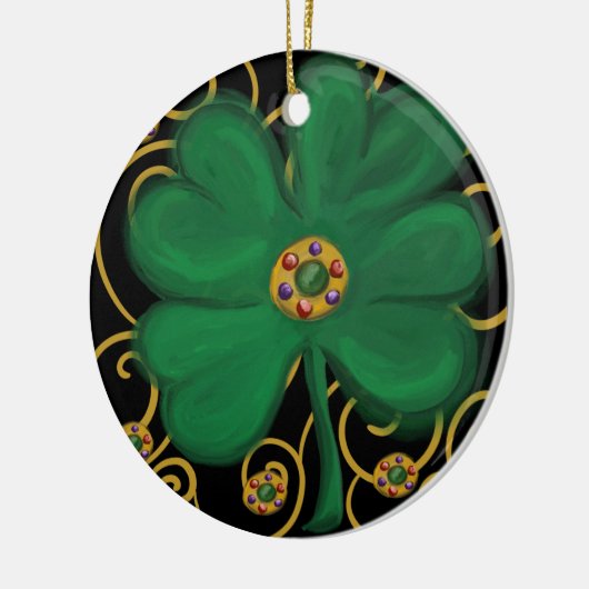 Happy Saint Patrick's Day Keramisch Ornament (Links)