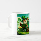 Happy Saint Patrick's Day kleurrijk Koffiemok (Voorkant links)
