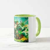 Happy Saint Patrick's Day kleurrijk Mok (Voorkant rechts)