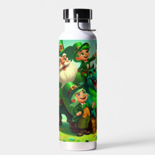 Happy Saint Patrick's Day kleurrijk Waterfles