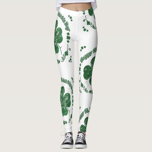 Happy Saint Patrick's Day Leggings (Voorkant)