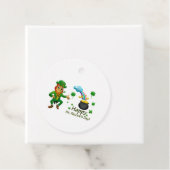 Happy Saint Patrick's Day Leprechaun Rainbow  Bedankjes Labels (In situ)