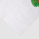 Happy Saint Patrick's Day Leprechaun Rainbow Tissuepapier (Detail)