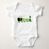 Happy Saint Patrick's Day Oliver Romper (Voorkant)