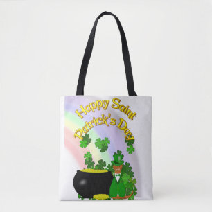 "Happy Saint Patrick's Day Oliver." Tote Bag