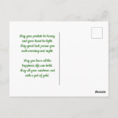  Happy Saint Patricks Day Pot of Gold Gnome Briefkaart (Achterkant)